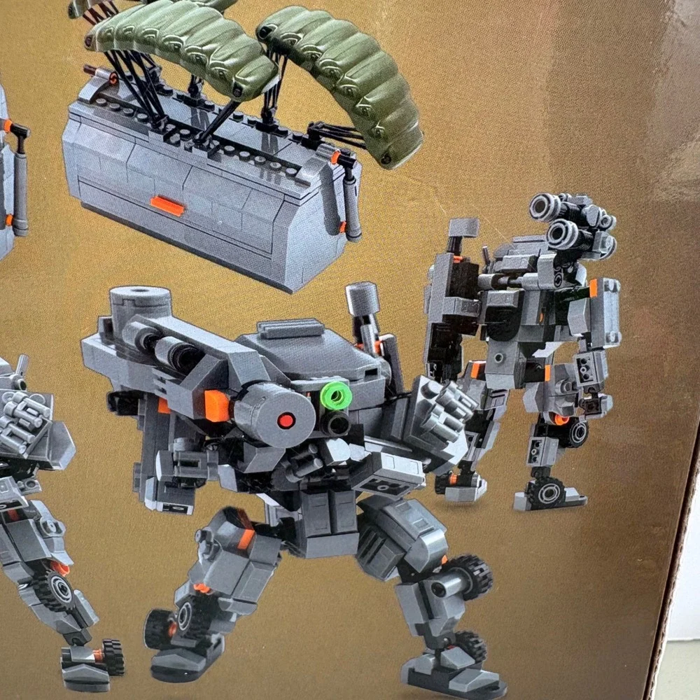 MyBuild Mecha Frame Armed Forces 7004 Stryker Building Kit Grey Robot Toy HTF